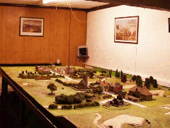 Our 18 foot table Downstairs